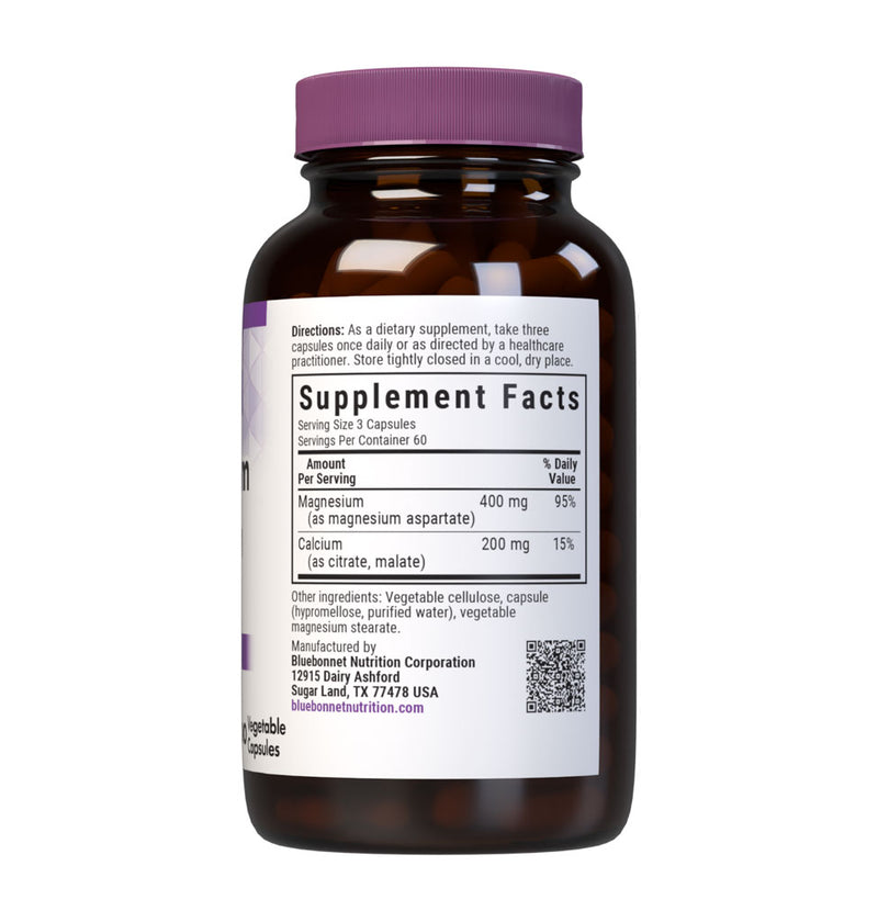 Bluebonnet Nutrition Magnesium and Calcium 2:1 Ratio 180 Caps thumbnail 2
