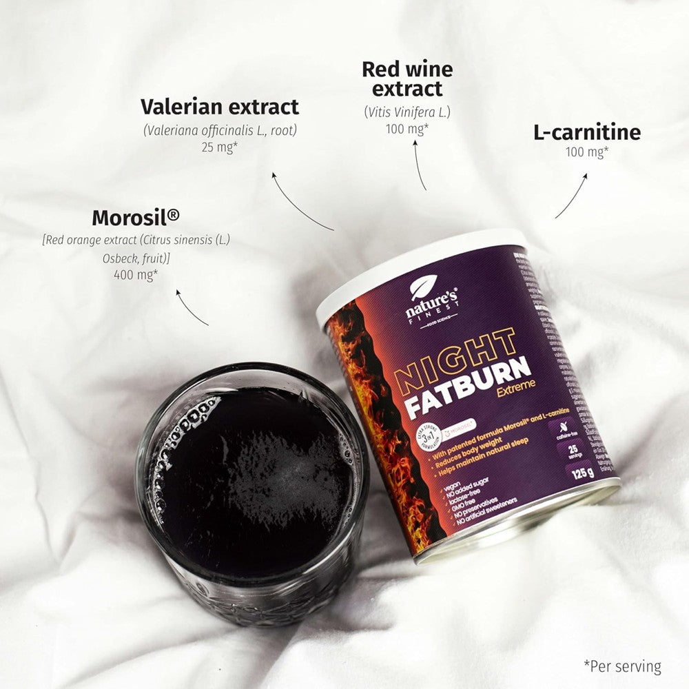 Nature’s Finest Night FatBurn Extreme – Morosil® & L-Carnitine thumbnail 2