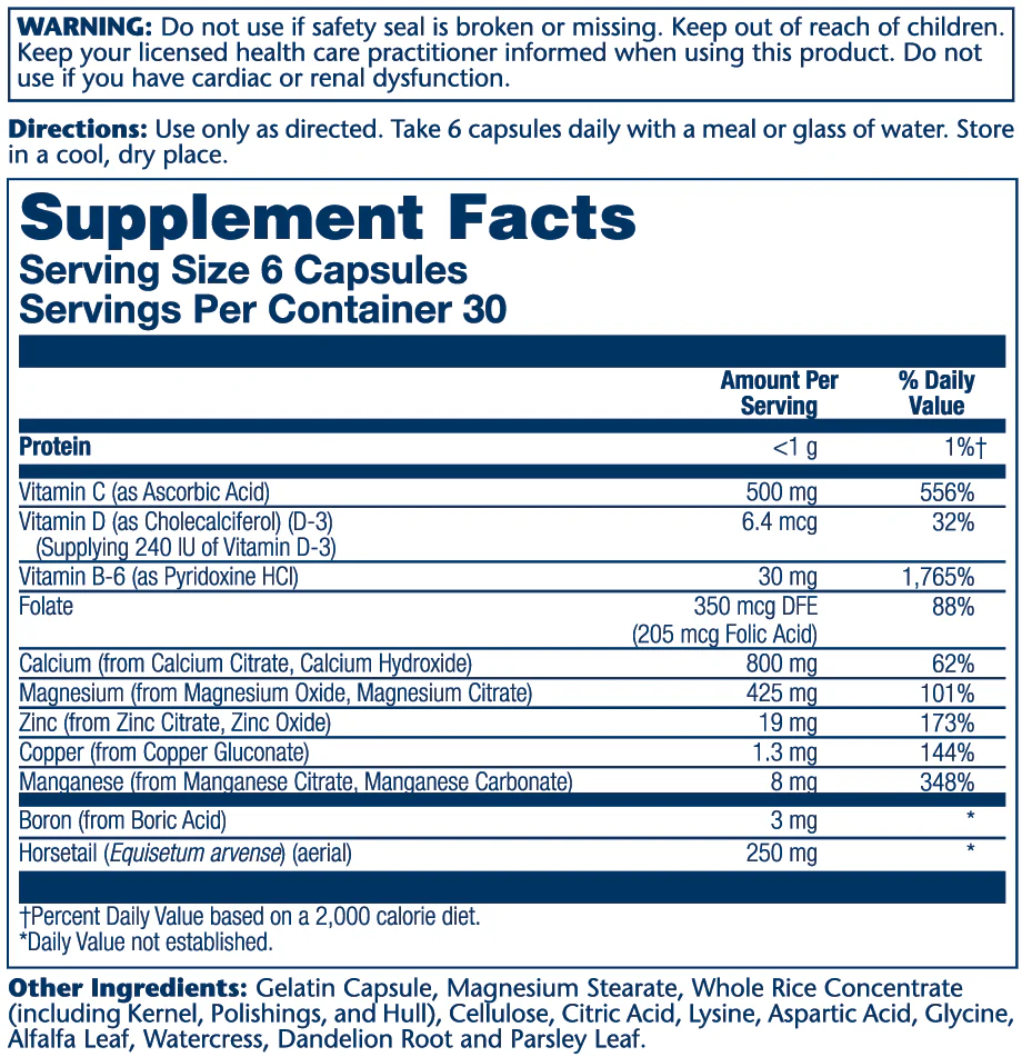 Solaray Calcium Citrate Supreme, Bone 180 Caps thumbnail 2