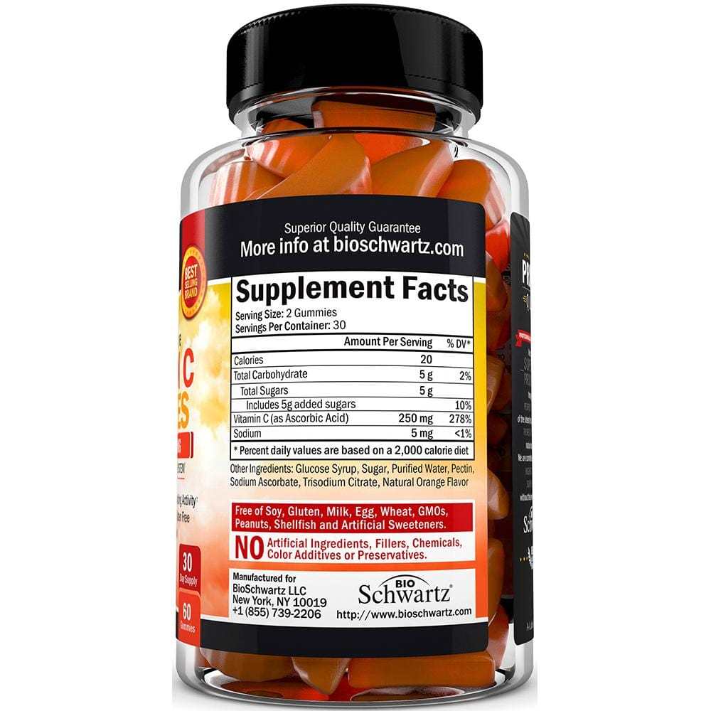 Bio Schwartz Vitamin C – 60 Gummies thumbnail 2