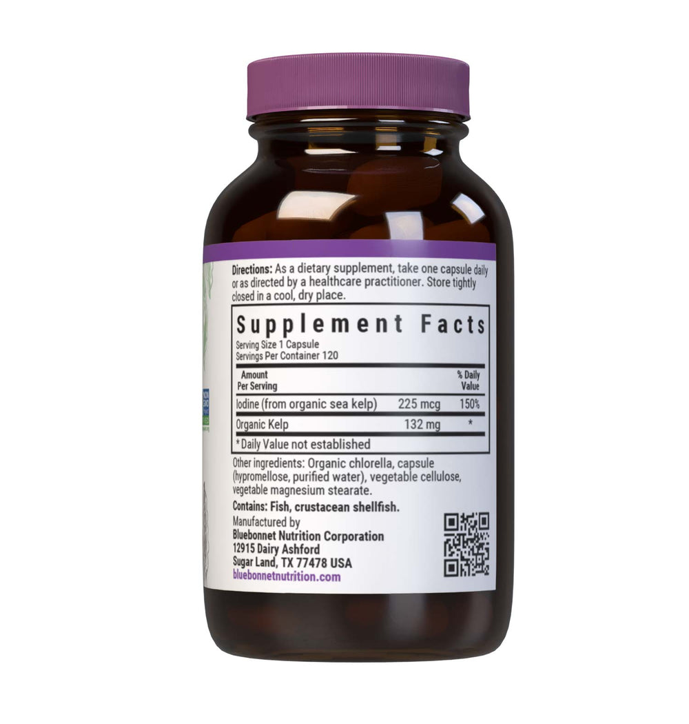 Bluebonnet Nutrition Atlantic Sea Kelp Iodine 225 Mcg 120 Caps thumbnail 2