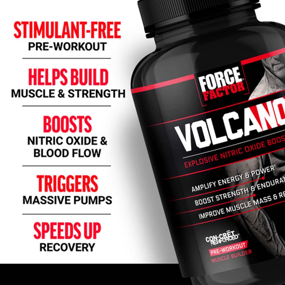 Force Factor Volca No – 120 Capsules thumbnail 2