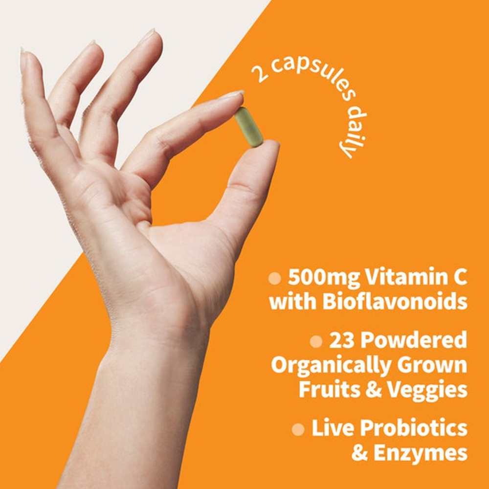 Garden of Life Vitamin Code Raw Vitamin C 60 Capsules thumbnail 3