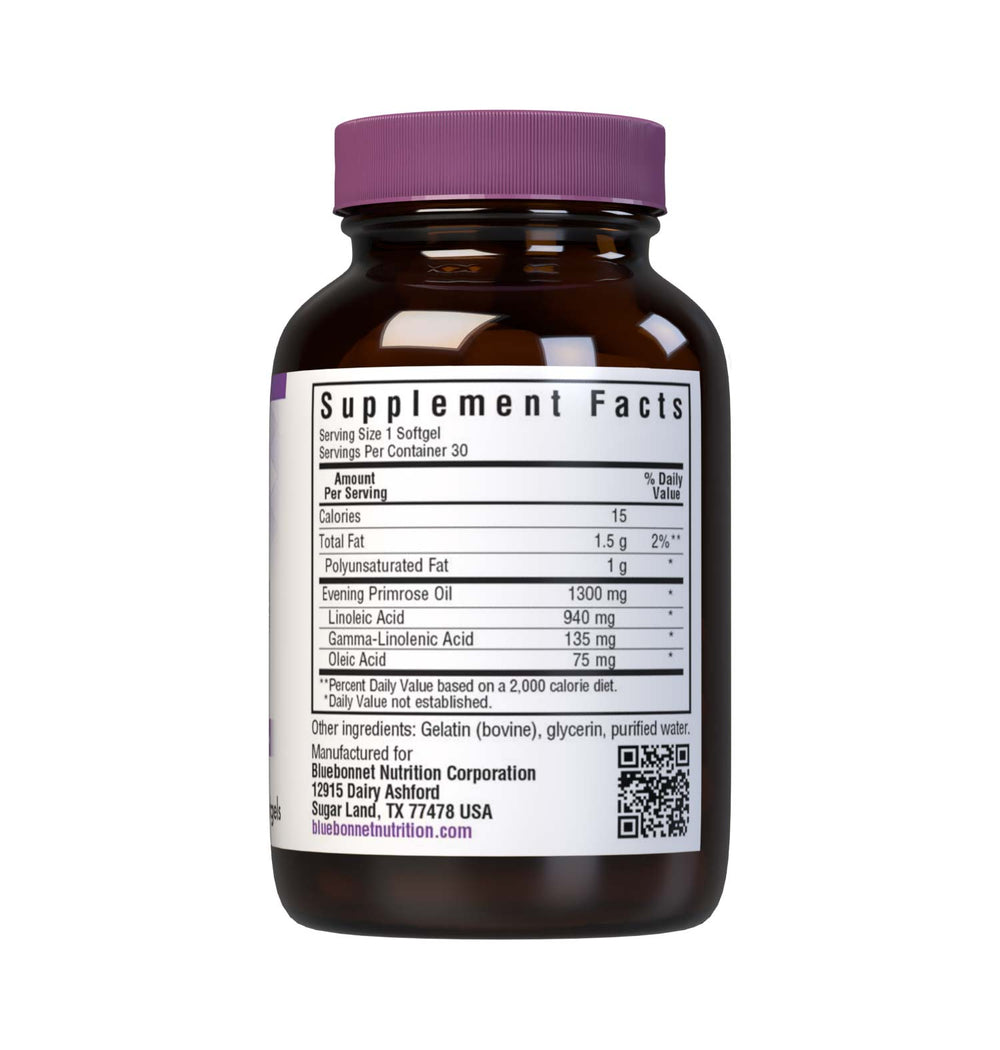 Bluebonnet Nutrition Evening Primrose Oil 1300 Mg 30 Softgels thumbnail 4
