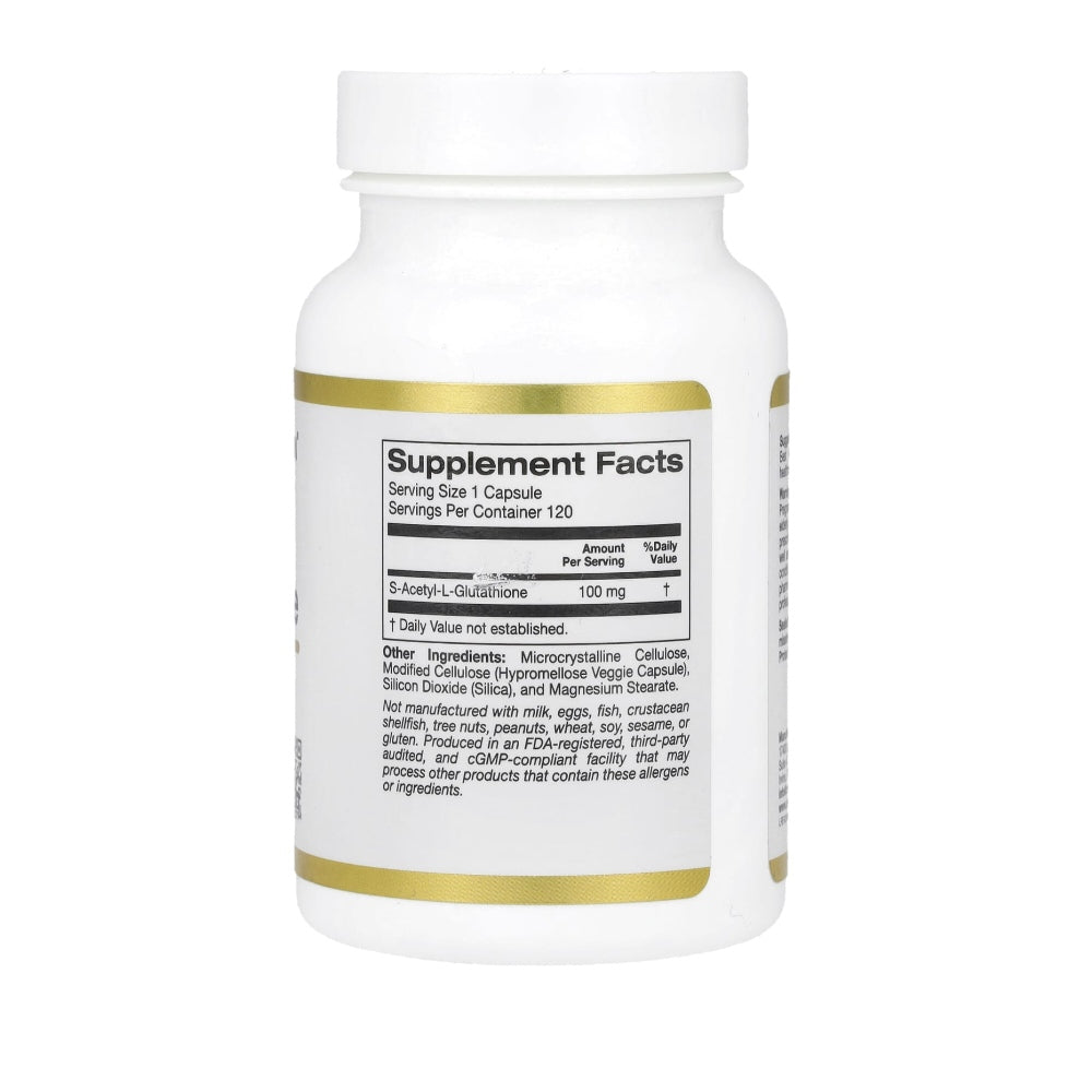 California Gold Nutrition S-Acetyl L- Glutathione thumbnail 2