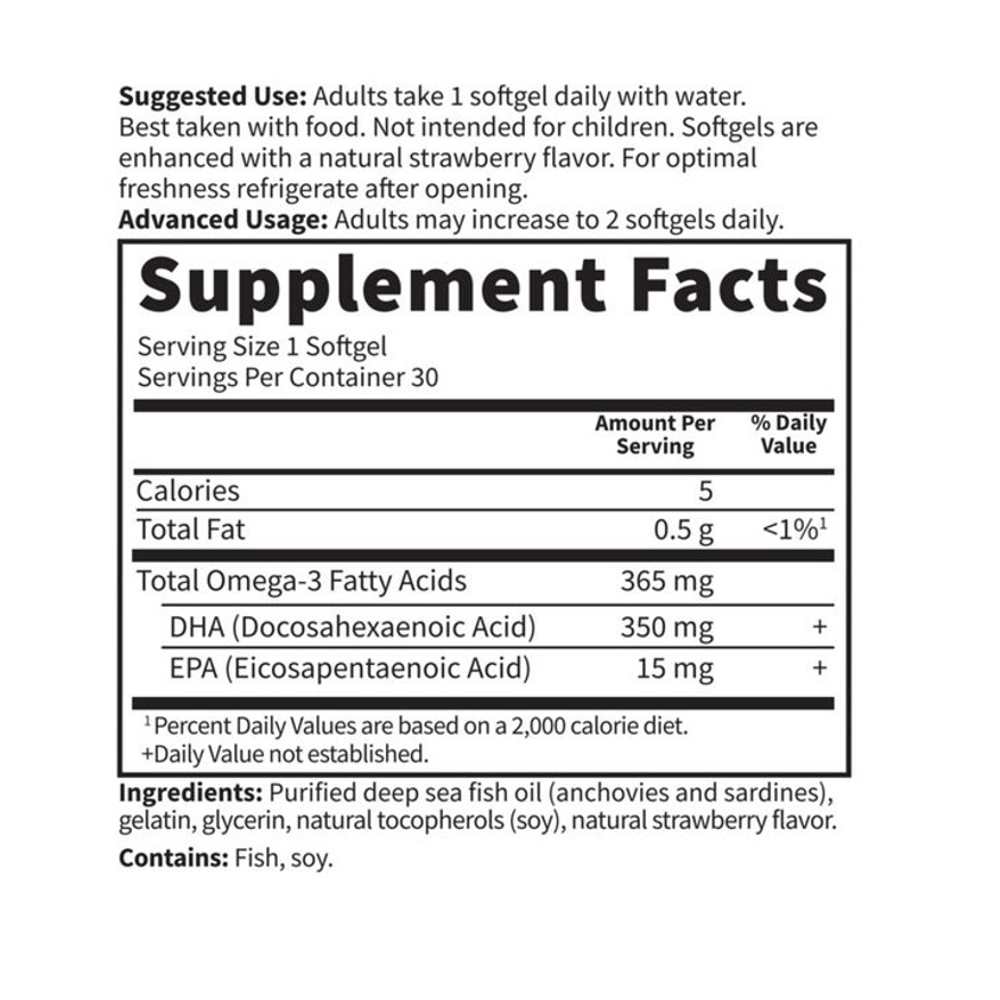 Garden of Life Oceans Mom Prenatal Dha Omega-3 350mg 30 Softgels thumbnail 2