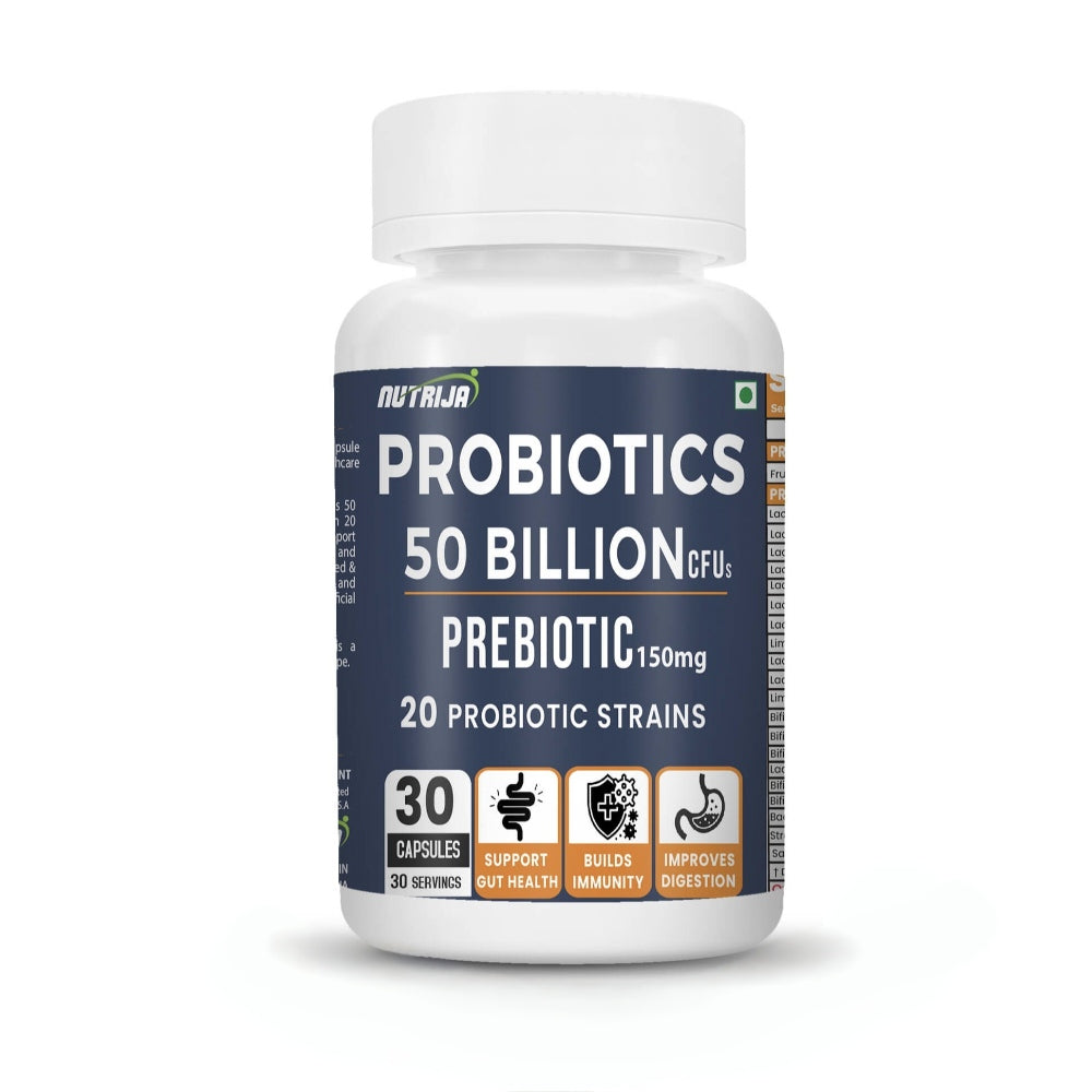 NutriJa Probiotics 50 Billion Cfus 20 PROBIOTIC STRAINS thumbnail 3