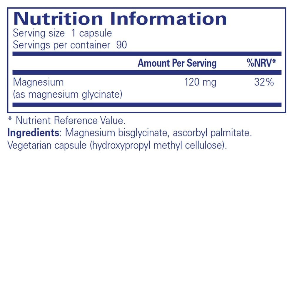 Pure Encapsulations Magnesium Glycinate - Stress Relief, Sleep & Heart Health Supplement | Gluten-Free & Non-GMO thumbnail 2