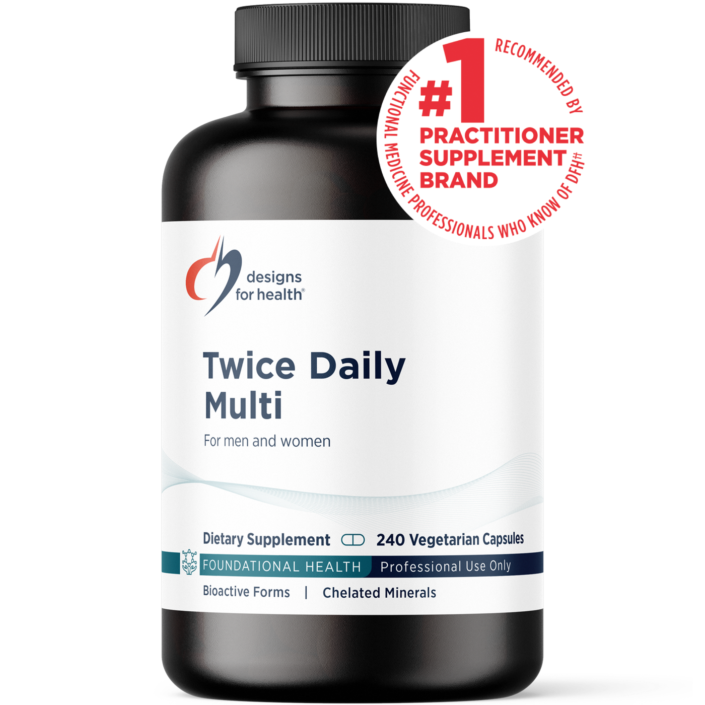 Designs for Health Twice Daily Multi 60 Caps thumbnail 3
