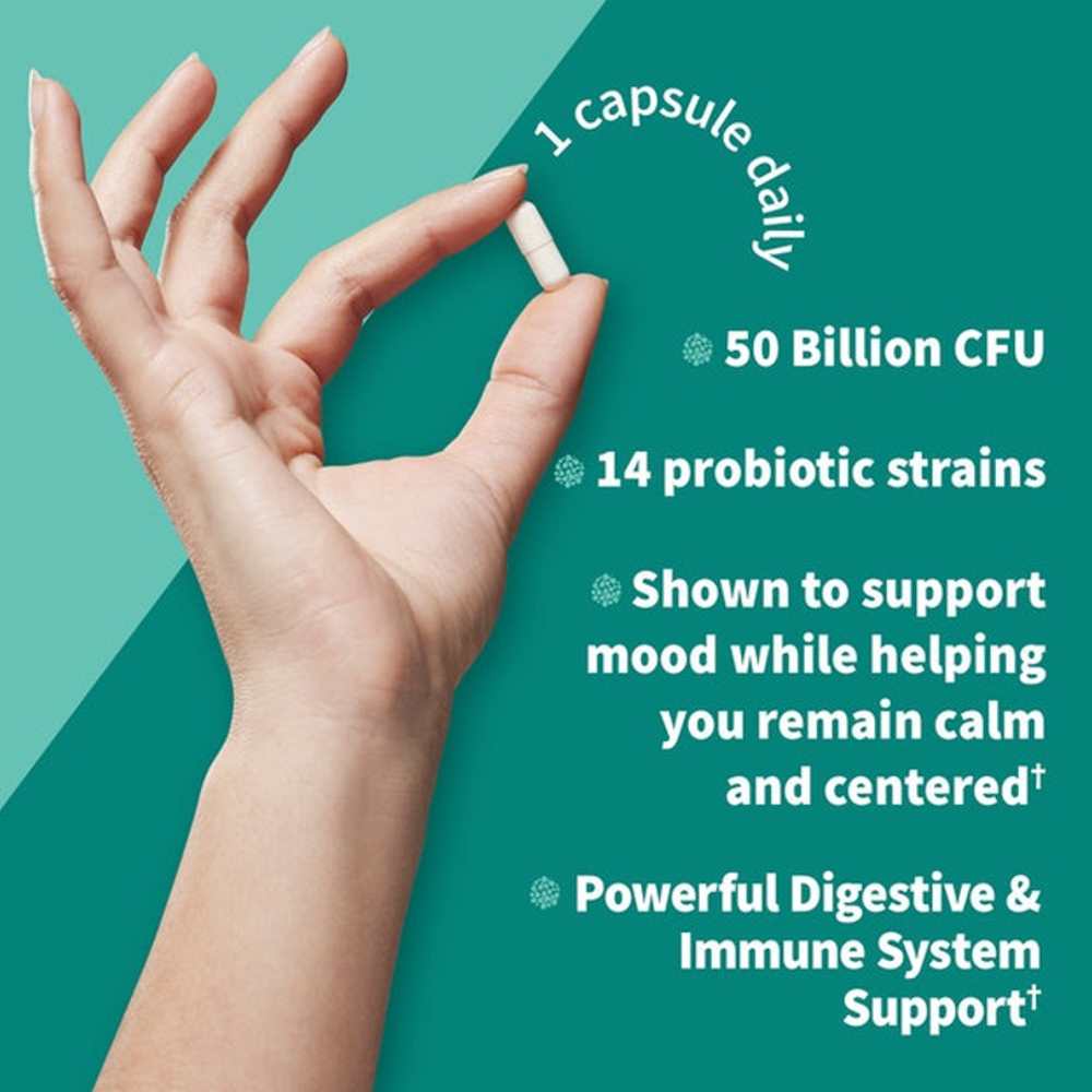 Garden of Life Dr. Formulated Probiotics Calm† 50 Billion 30 Capsules thumbnail 2