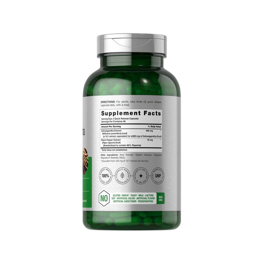 Horbäach Ashwagandha | 200 Capsules thumbnail 2