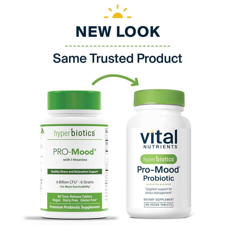 Vital Nutrients Hyperbiotics Pro-Mood Probiotic 60 Tabs thumbnail 2