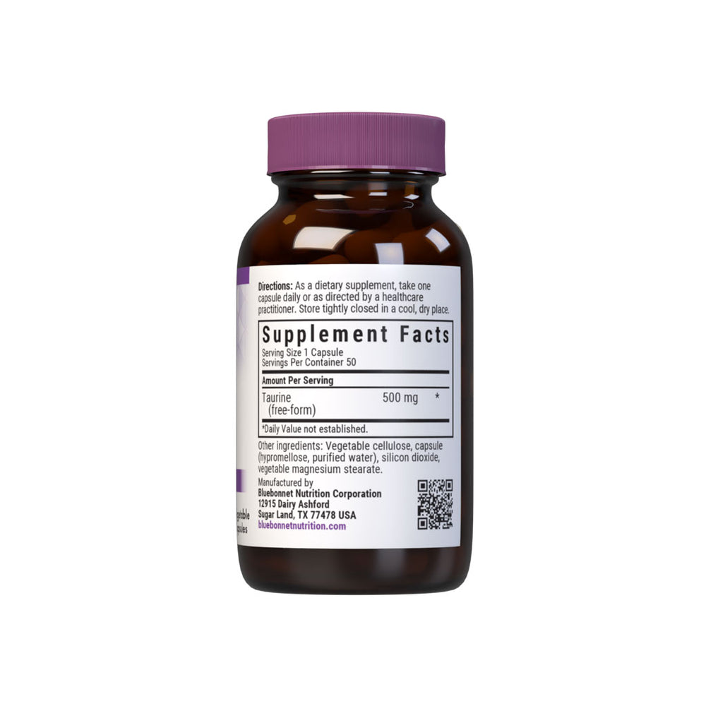 Bluebonnet Nutrition Taurine 500 Mg 50 Caps thumbnail 2
