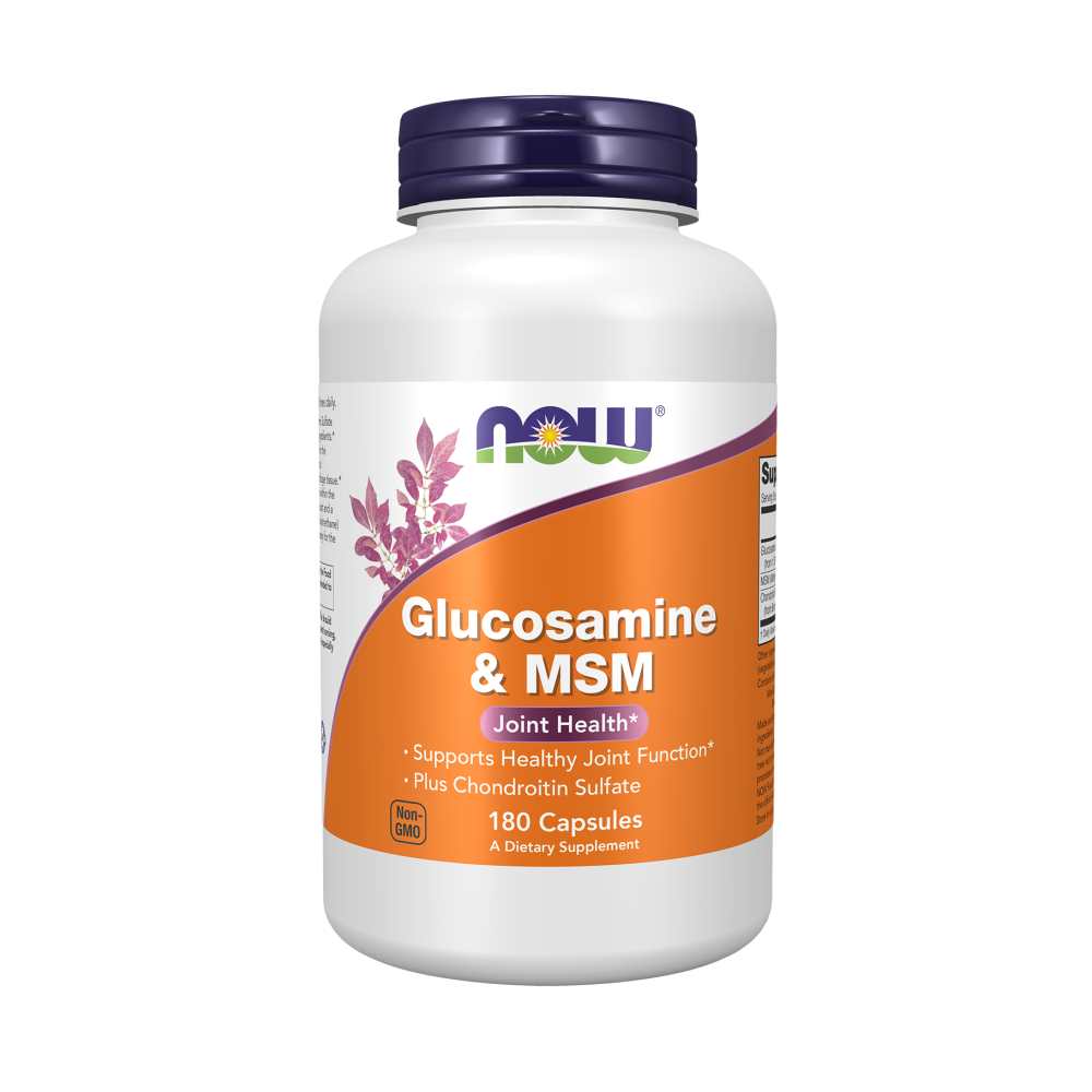Now Foods Glucosamine & Msm with Chondroitin – Joint Health Support – 60 Capsules thumbnail 2