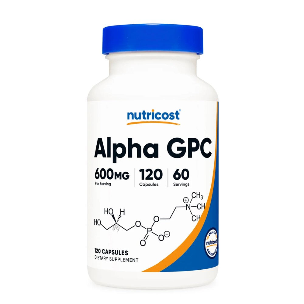 Nutricost Alpha Gpc 600mg – High-Potency Choline Supplement, 60 Capsules thumbnail 5