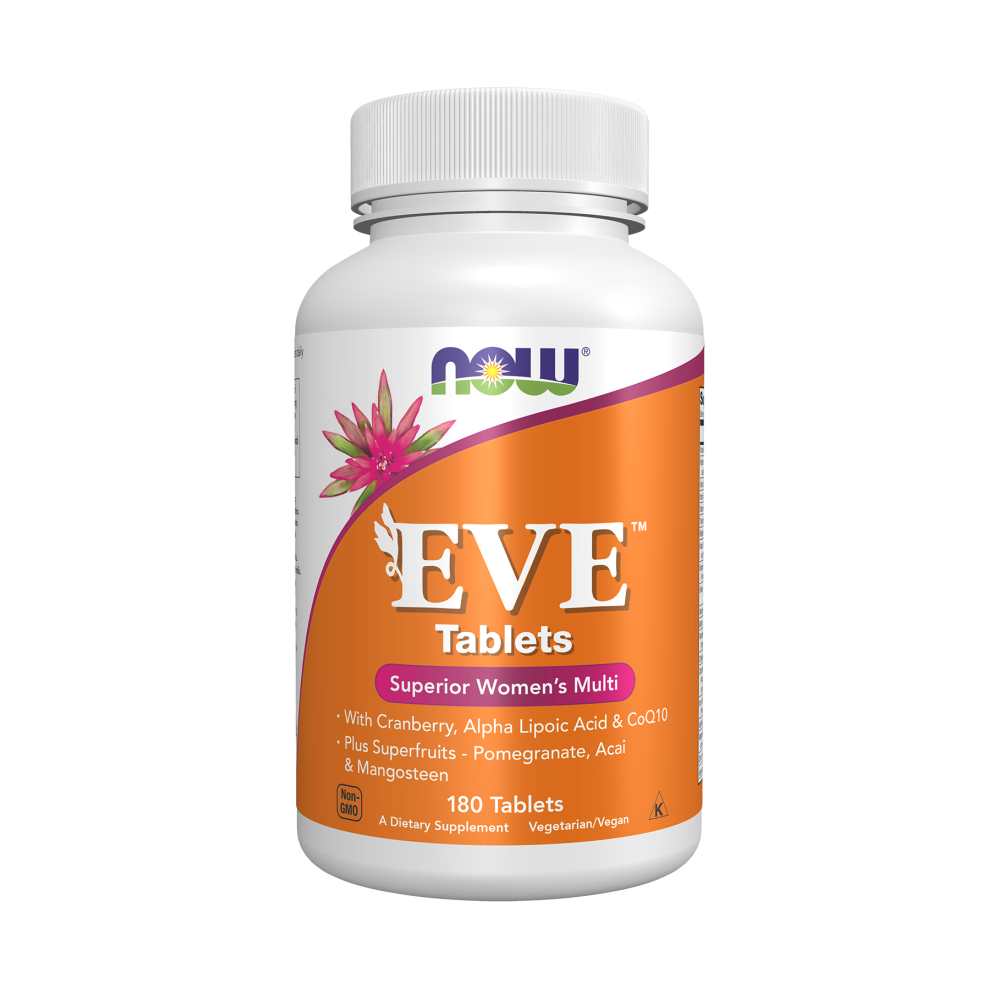 Now Foods Eve™ Women’s Multi – with Alpha Lipoic Acid, Pomegranate & Acai – 90 Tablets thumbnail 2