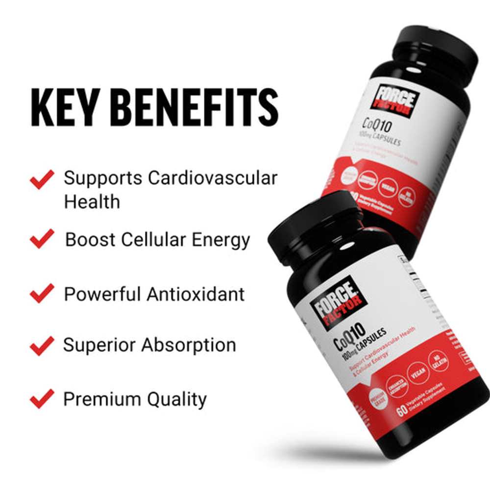 Force Factor Co Q10 – 60 Capsules thumbnail 2