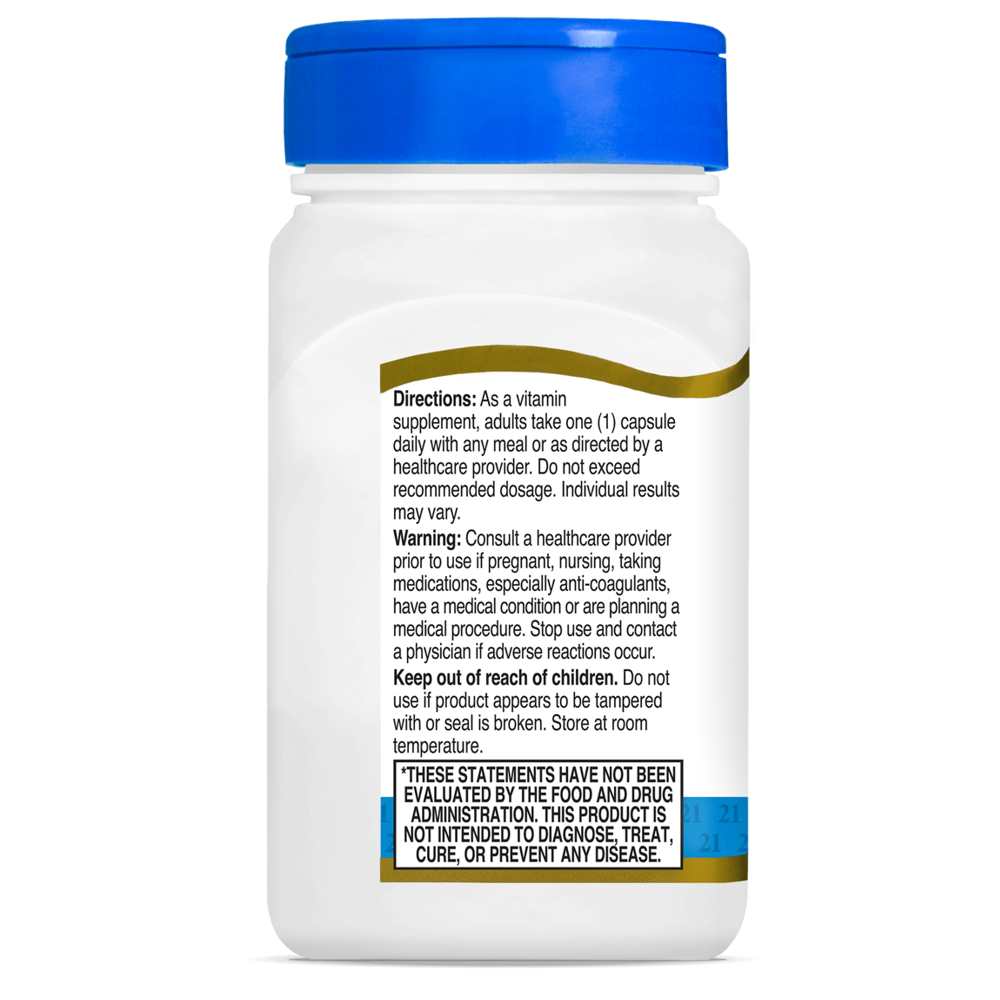 21st Century Vitamin K2 100 Mcg Mk-7 110 Caps thumbnail 2