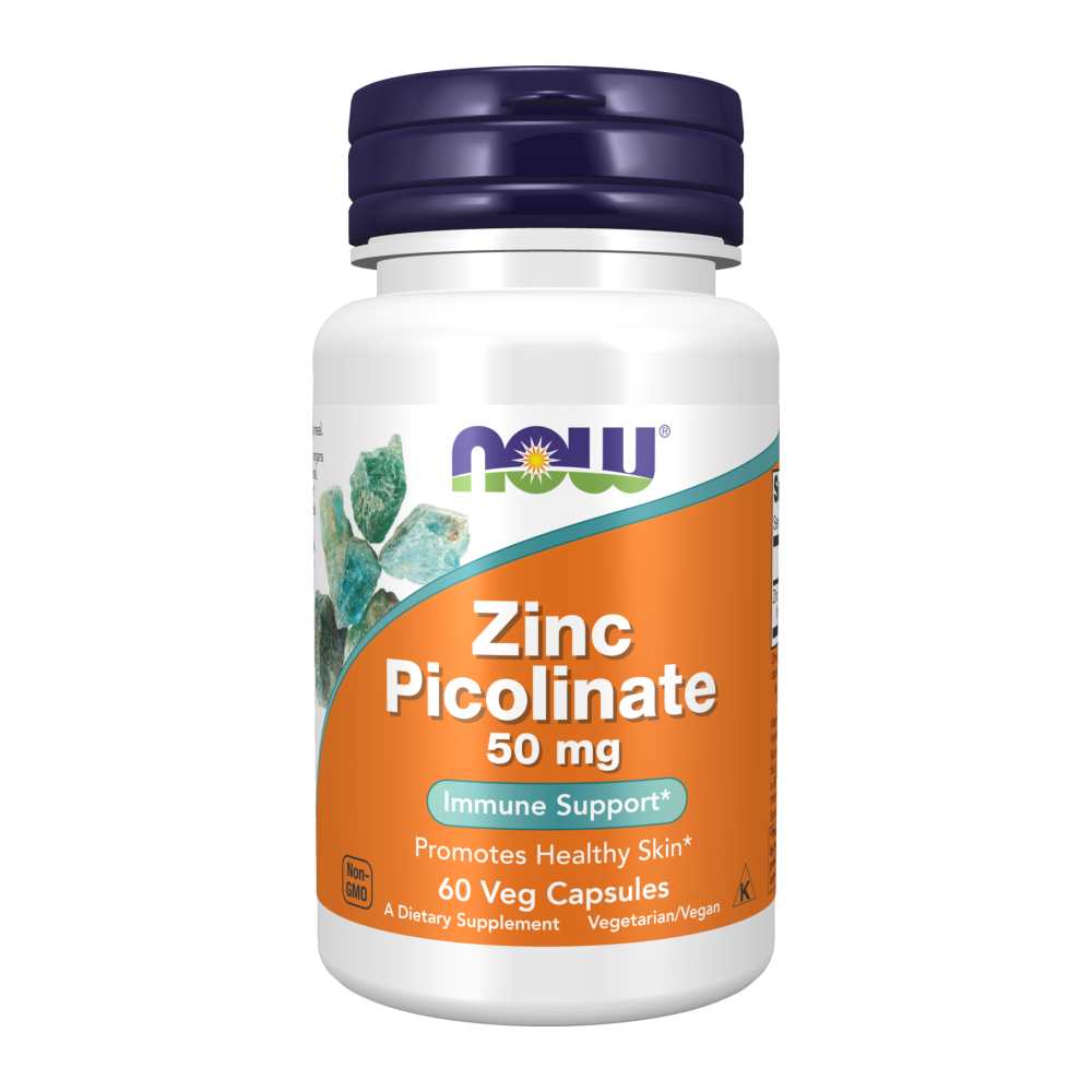 Now Foods Zinc Picolinate 50 Mg – Immune & Skin Health thumbnail 2