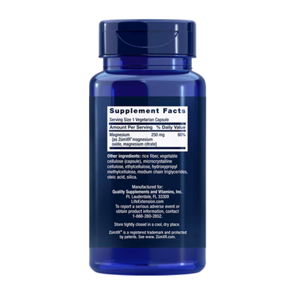 Life Extension Extend-Release Magnesium – 60 Vegetarian Capsule thumbnail 2