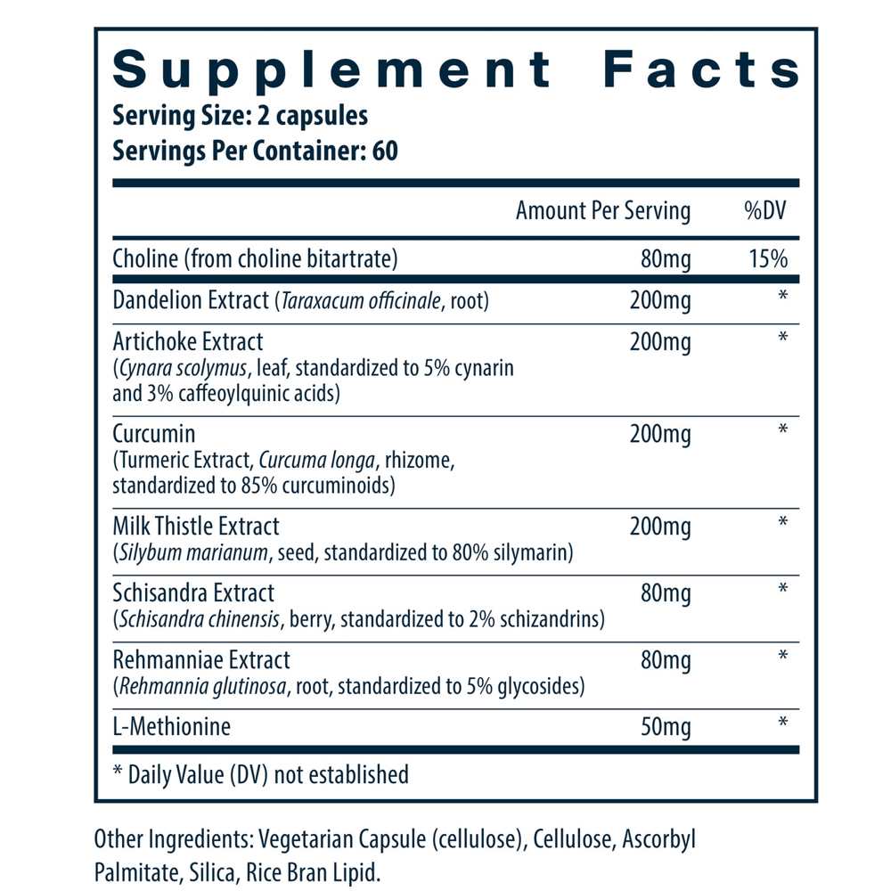 Vital Nutrients Liver Support 60 Caps thumbnail 3