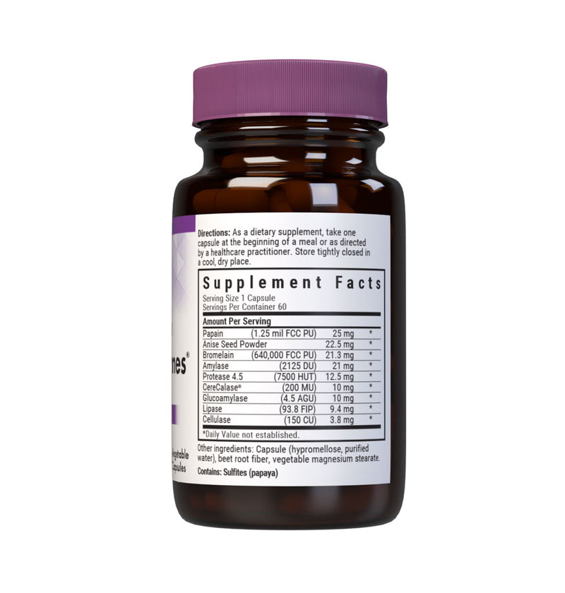 Bluebonnet Nutrition Full Spectrum Optimum Enzymes Digestive Enzyme 60 Caps thumbnail 4