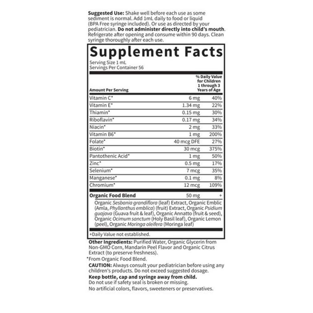 Garden of Life Baby Multivitamin 1.9 Fl Oz (56ml) Liquid thumbnail 2