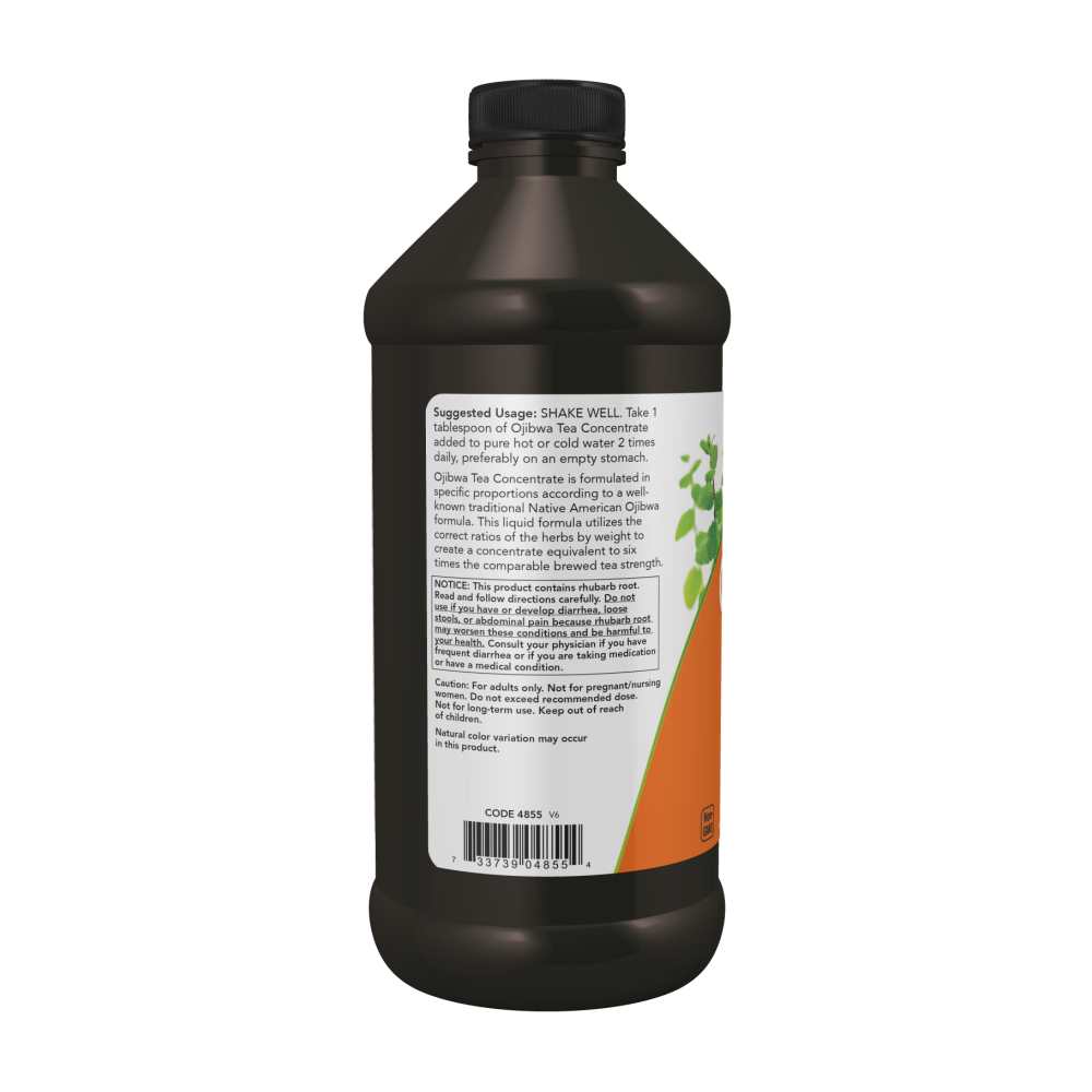 Now Foods Ojibwa Tea – 6 X Concentrated Herbal Formula for Wellness Support – 16 Fl Oz (473 M L) thumbnail 2