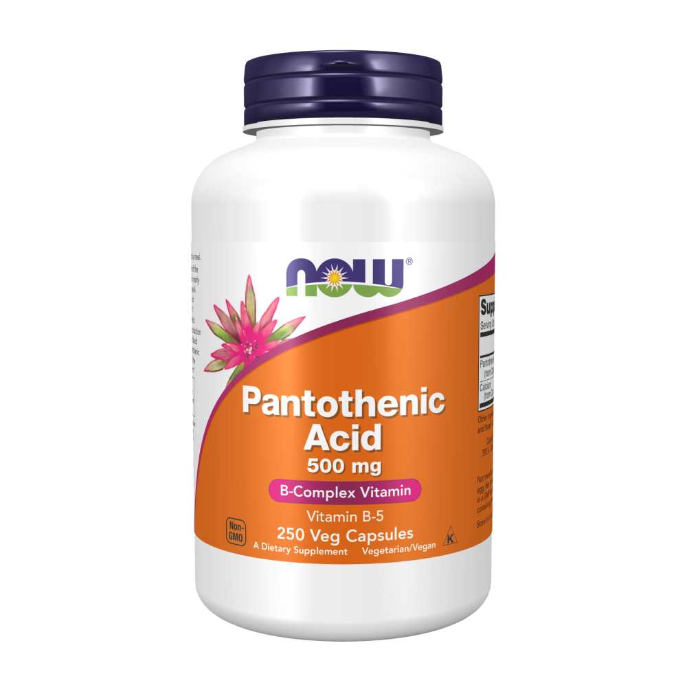 Now Foods Pantothenic Acid 500 Mg – Vitamin B5 for Energy – 100 Veg Capsules thumbnail 2