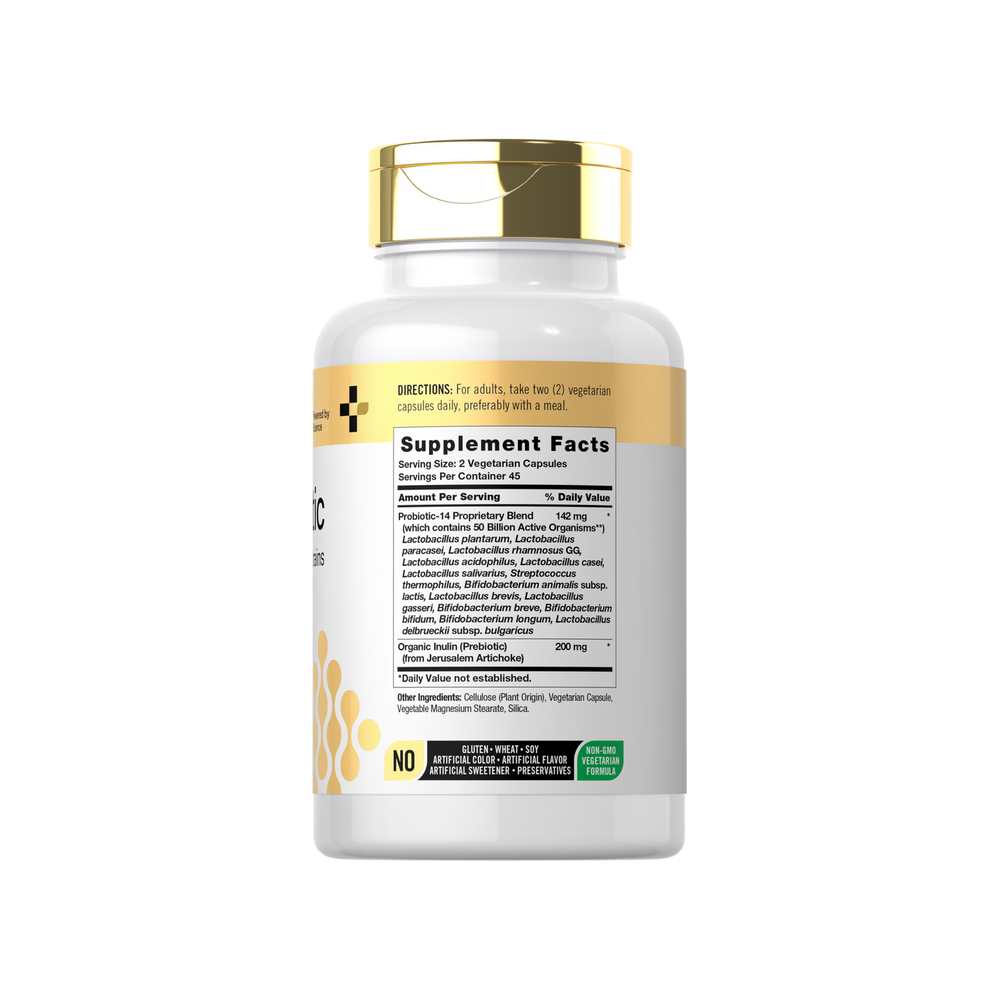 Horbäach Probiotic | 50 Billion Active Organisms | 90 Capsules thumbnail 2
