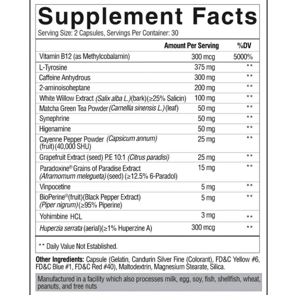Condemned Arsynist Extreme Fat Burner – Thermogenic Weight Loss thumbnail 3