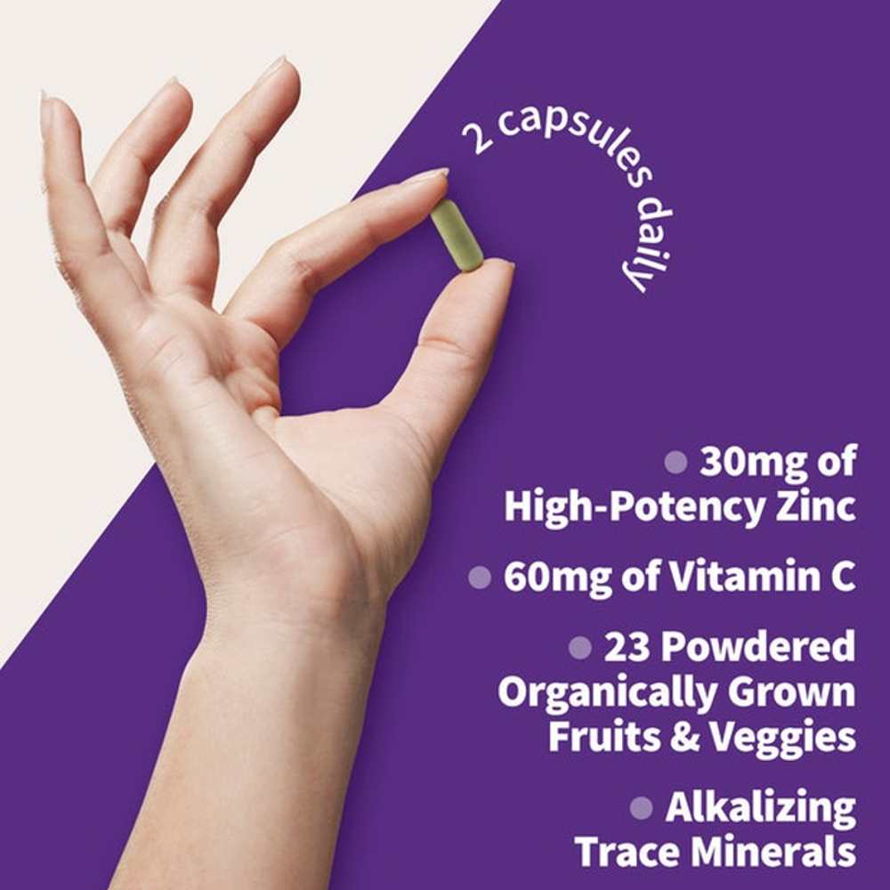 Garden of Life Vitamin Code Raw Zinc 60 Capsules thumbnail 2