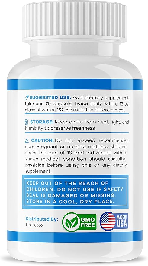 sigma times Protetox Powerful Weight Management Dietary Supplement - 60 Capsules thumbnail 3