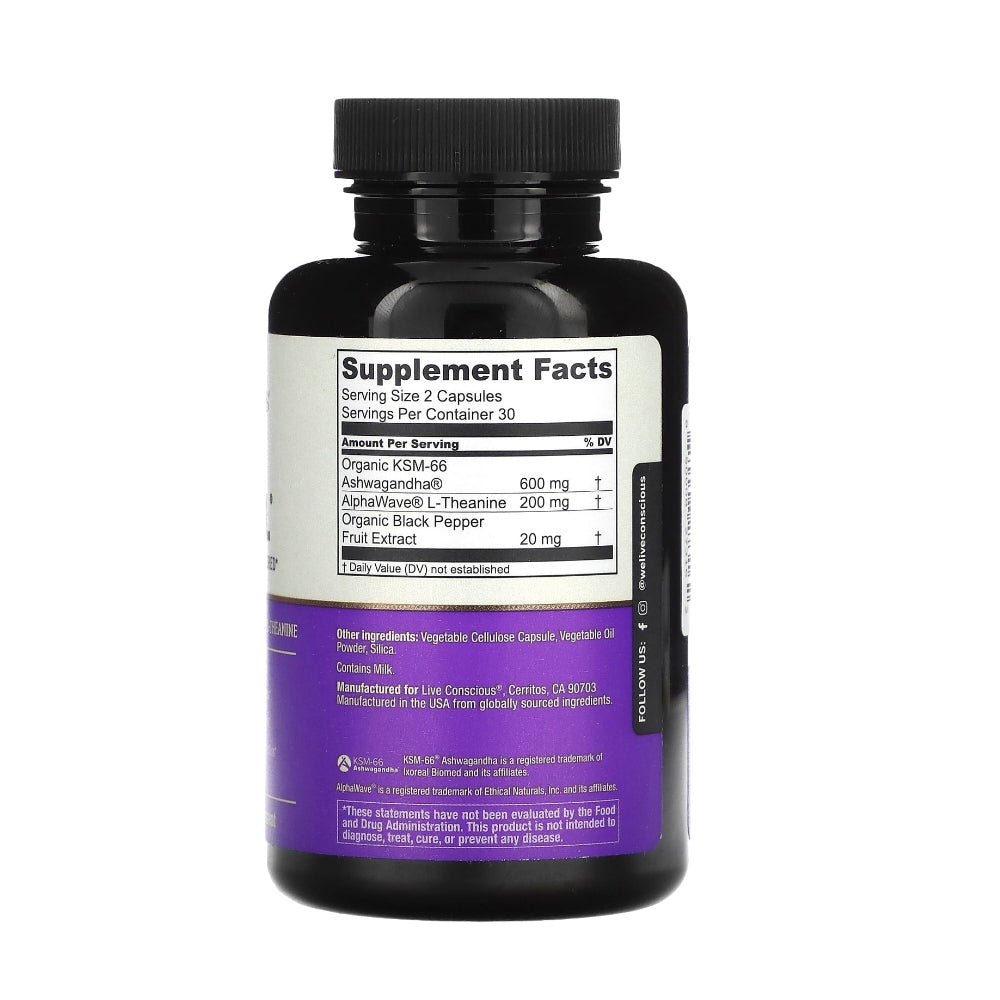 Zen Well Ashwagandha Advanced Formula | Stress Relief & Focus | 60 Capsules. thumbnail 5