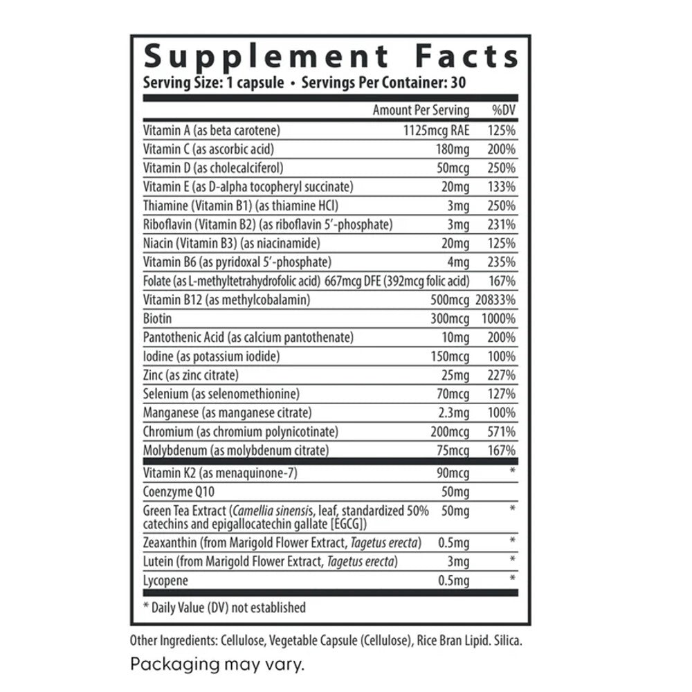 Fairhaven Health Women's Multivitamin Essentials – Daily Support for Energy, Immunity, Eye Health & Hormone Balance Dietary Supplement | 30 Capsules | 1-Month Supply thumbnail 2