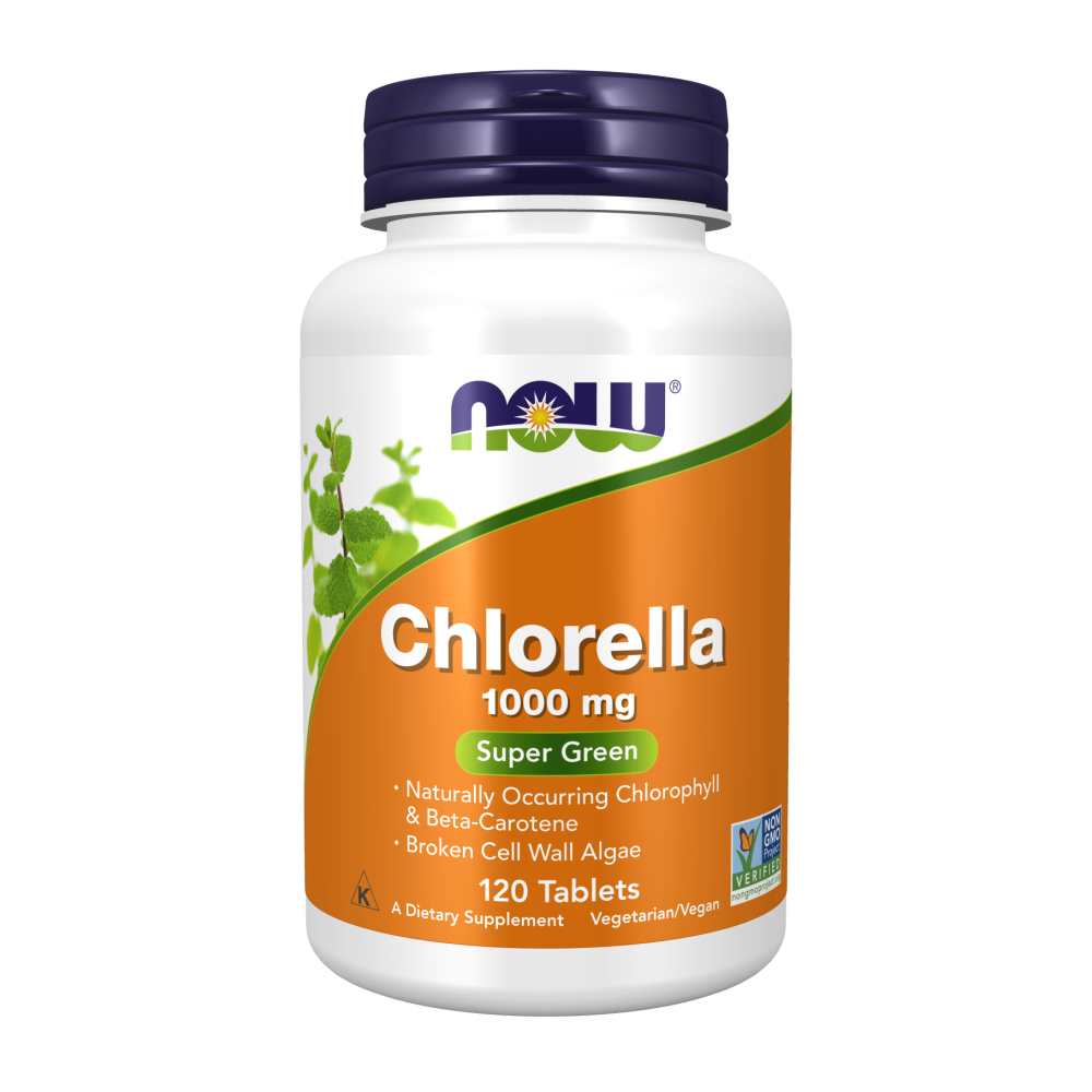 Now Foods Chlorella 1000mg 60 Tablets thumbnail 2