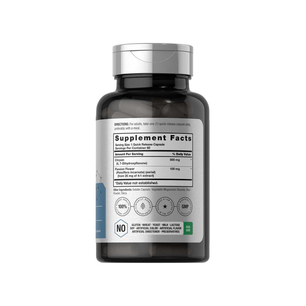 Horbäach Chrysin 500mg | 60 Capsules thumbnail 2