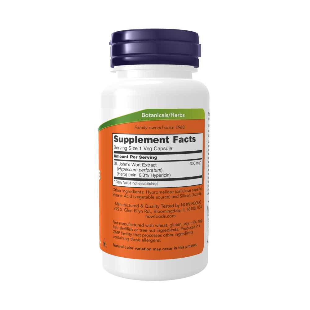 Now Foods St. John’s Wort 300 Mg – Mood Support – 100 Veg Capsules thumbnail 3