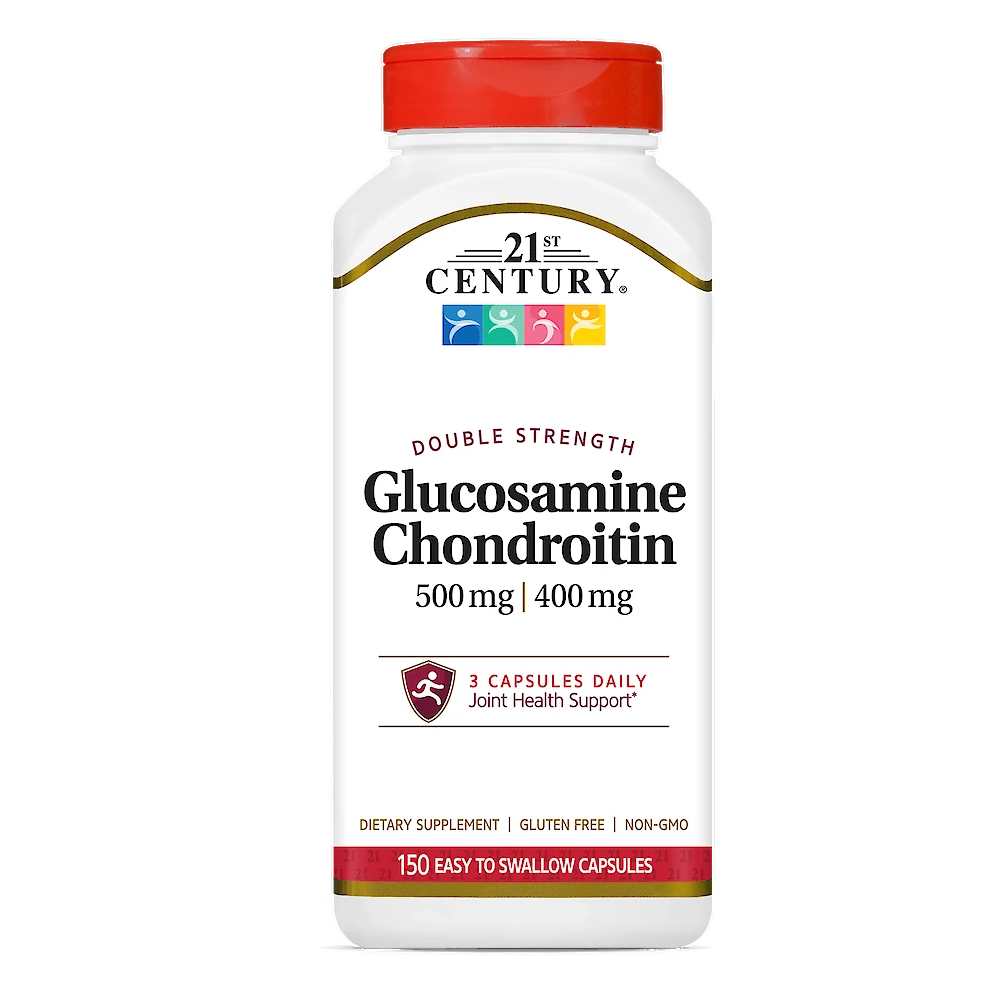 21st Century Glucosamine Chondroitin - Double Strength 210 Easy to Swallow Capsules thumbnail 2