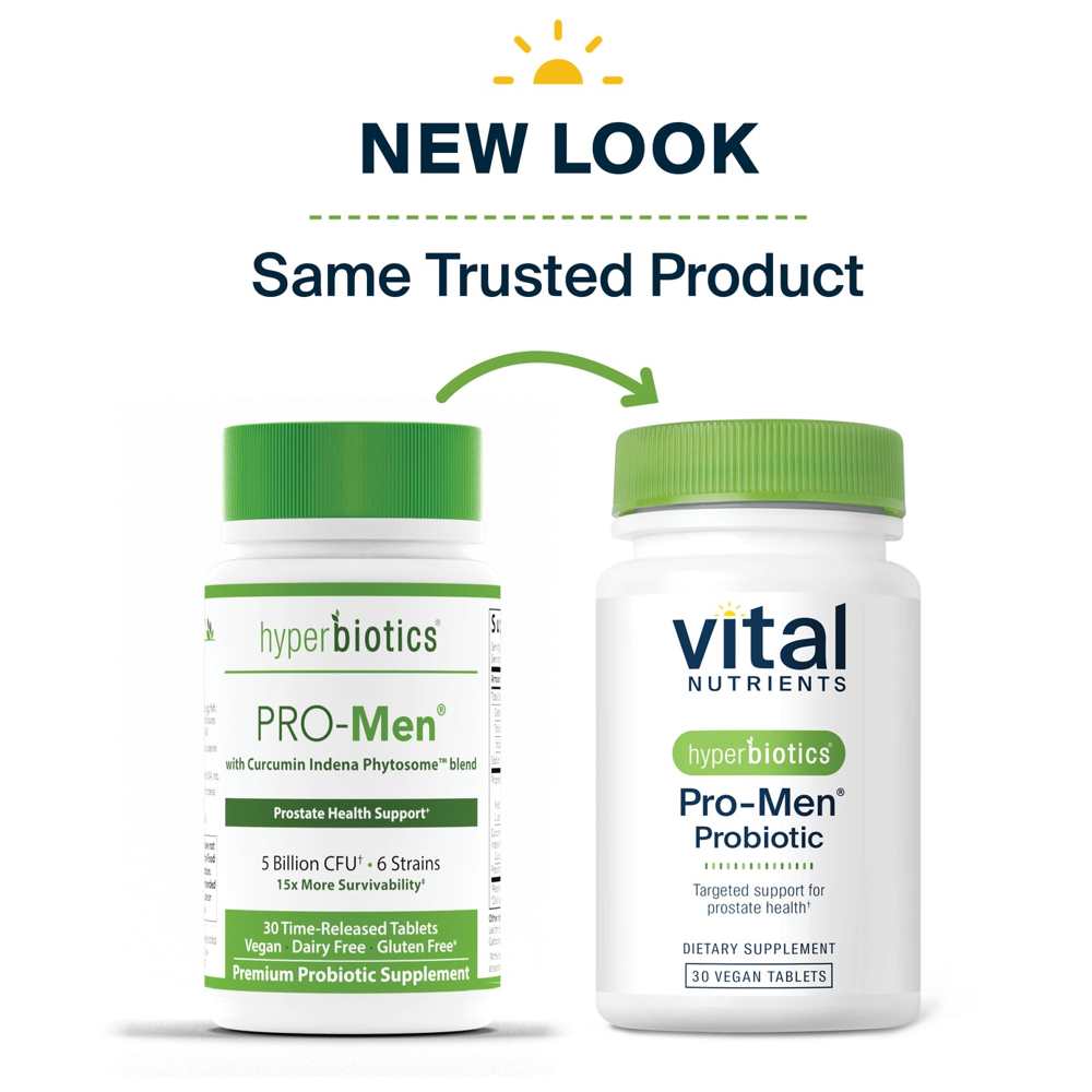 Vital Nutrients Hyperbiotics Pro-Men® Probiotic 30 Tabs thumbnail 3