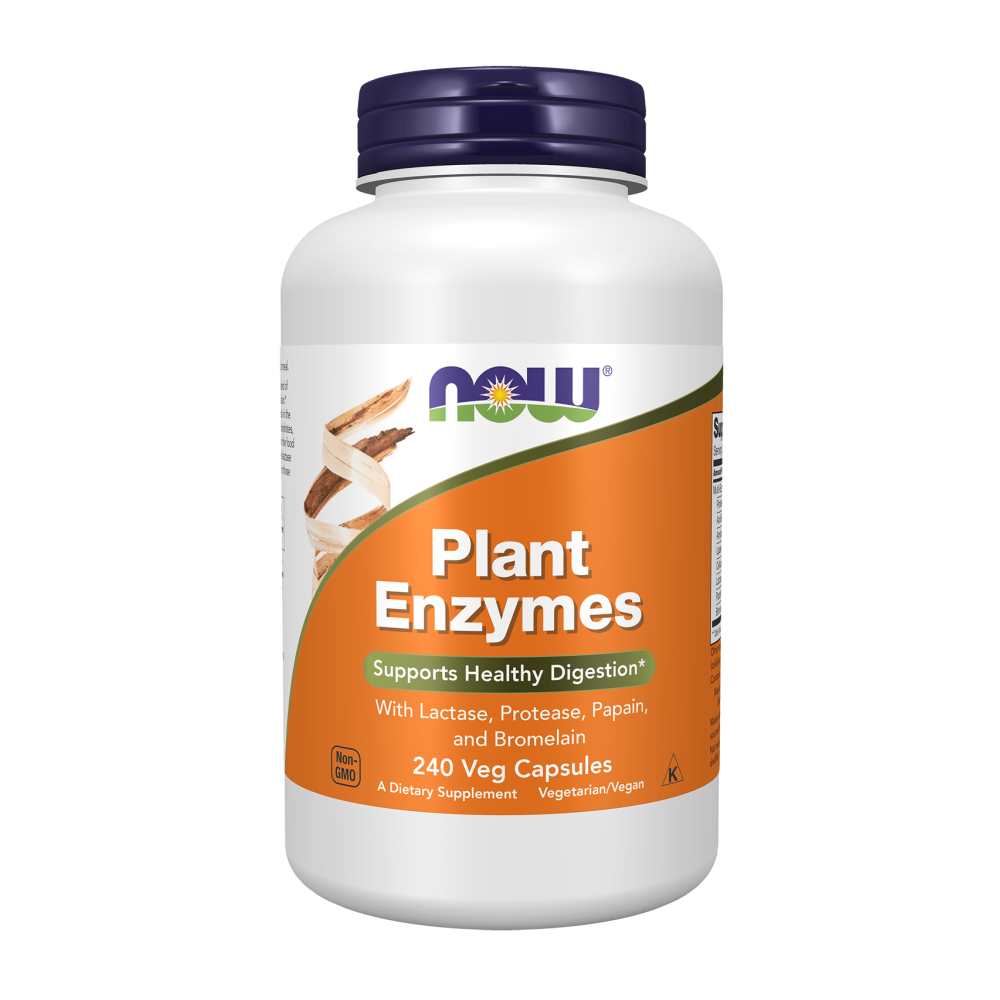 Now Foods Plant Enzymes – Supports Healthy Digestion – 120 Veg Capsules thumbnail 2