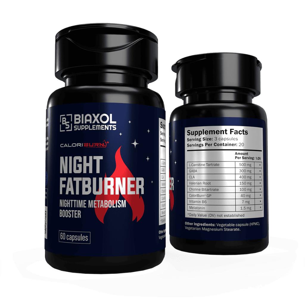 Biaxol Supplements Night Fat Burner 60 Caps thumbnail 2