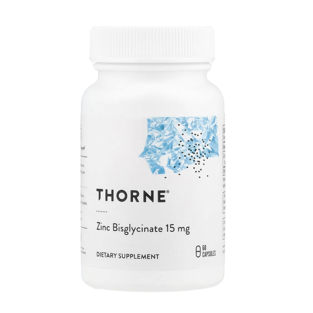 Thorne Zinc Bisglycinate – 30 Mg, 60 Capsules thumbnail 3