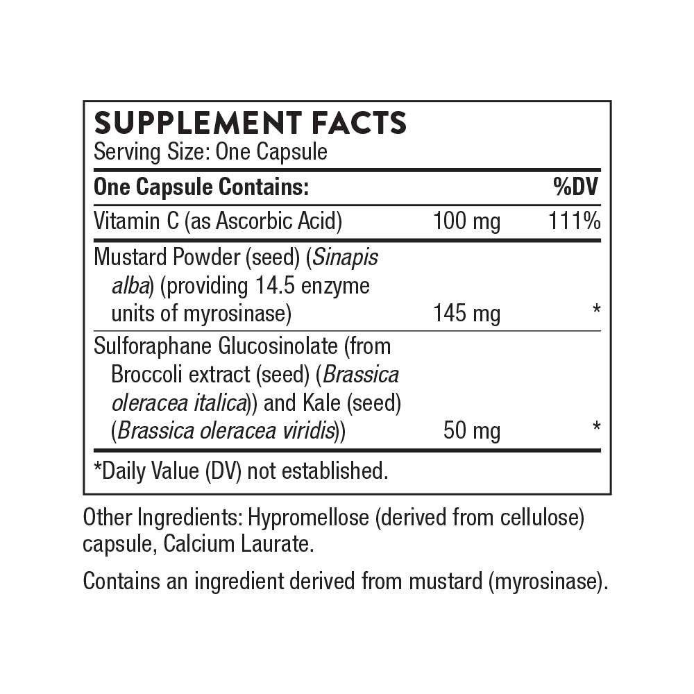 Thorne Broccoli Seed Extract – Supports Detox & Cellular Health thumbnail 2