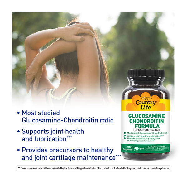 Country Life Vitamins Glucosamine Chondroitin Formula 90 Caps thumbnail 2
