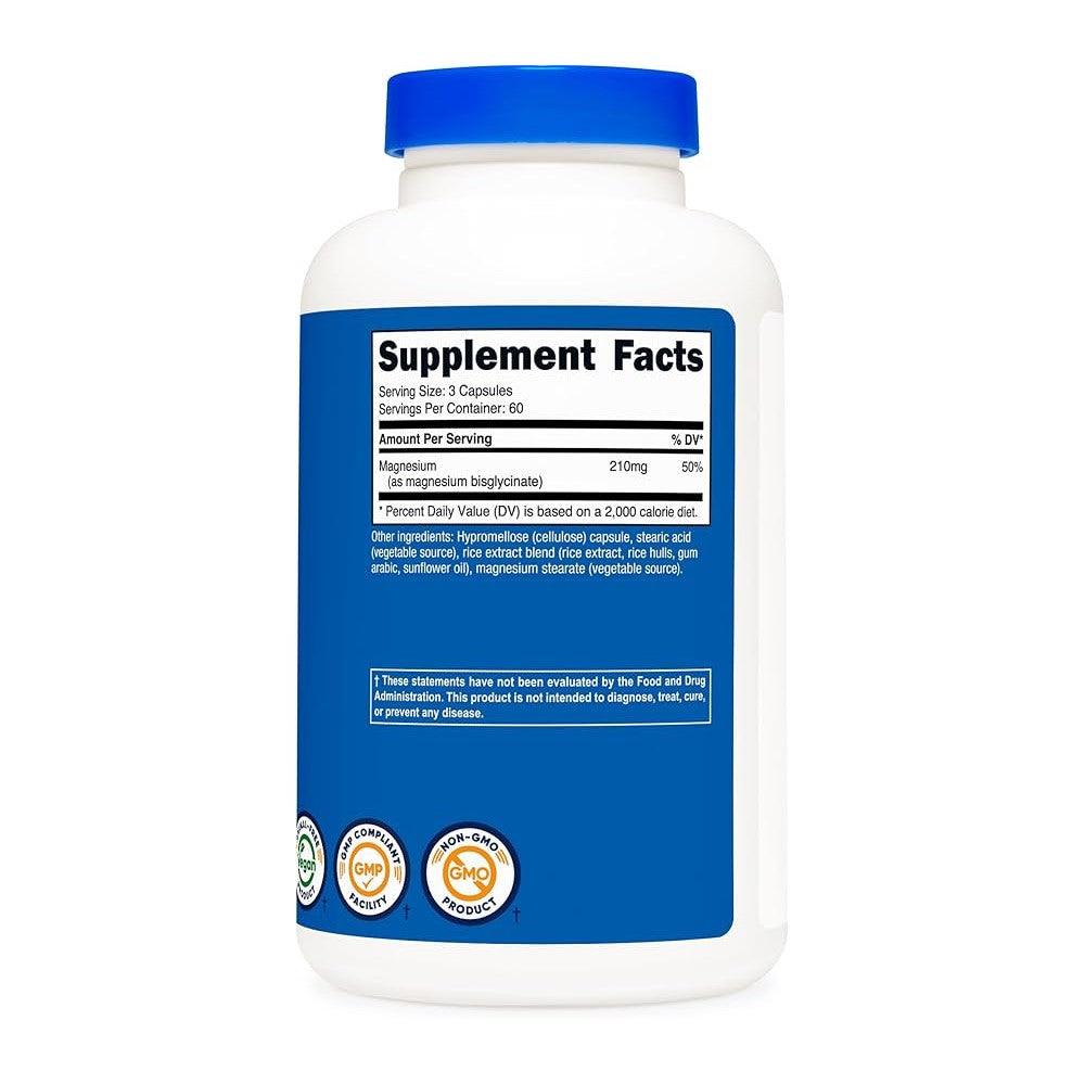 Nutricost Magnesium Glycinate - Supplement for Gentle Absorption thumbnail 3