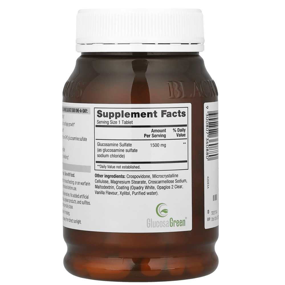 Blackmores Glucosamine Sulfate 1500 – Joint Health Supplement – 180 Tablets thumbnail 2