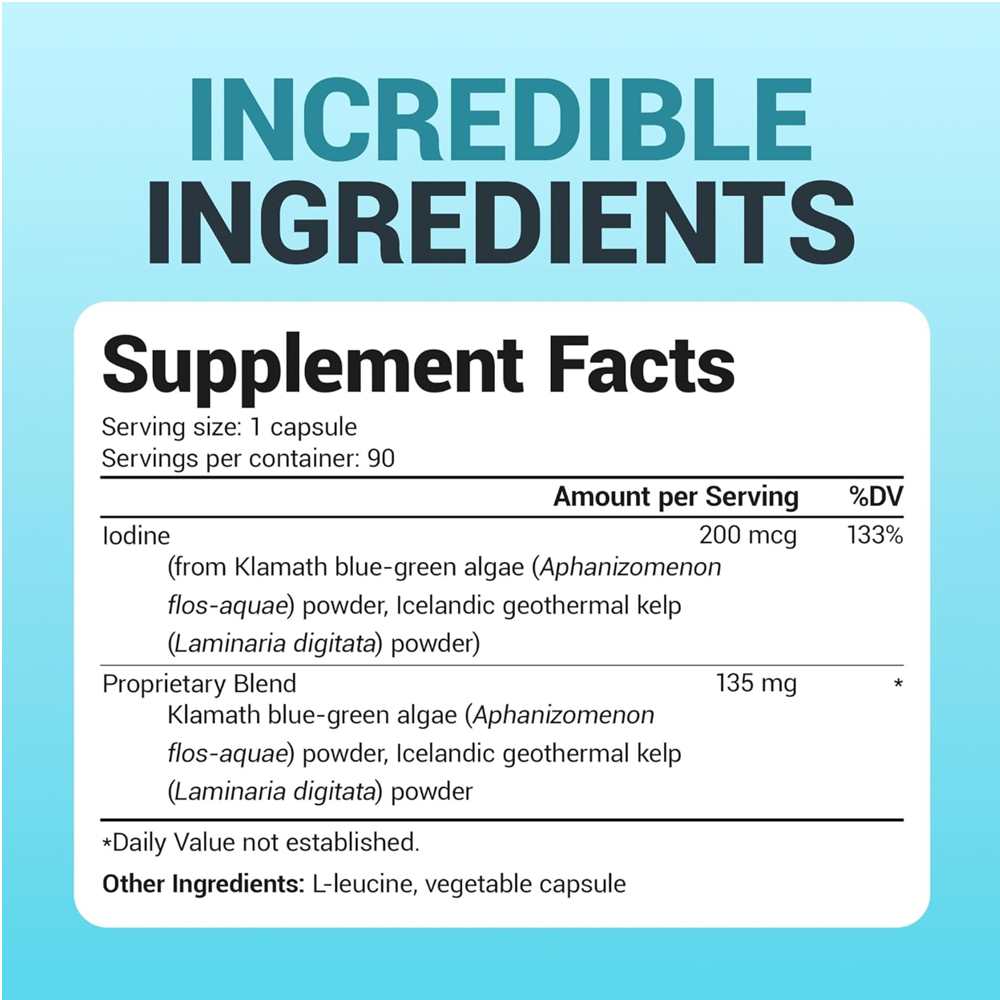 Dr. Berg Sea Kelp Iodine Supplement – 90 Capsules thumbnail 2