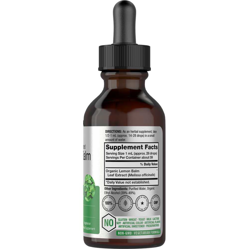 Horbäach Lemon Balm Leaf Extract | 2oz Liquid thumbnail 2