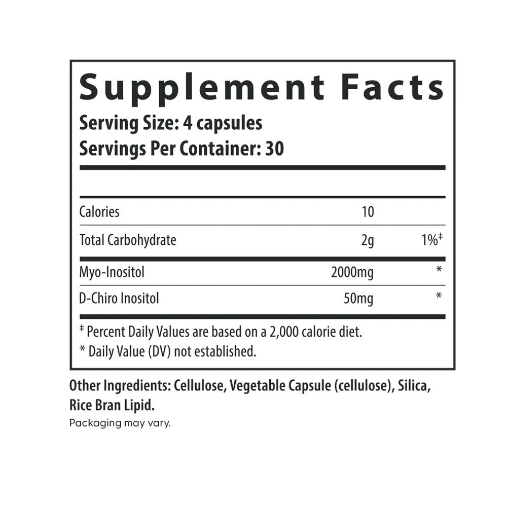 Fairhaven Health Myo + D-Chiro Inositol – 40:1 Blend Supports Metabolic Health, Hormone Balance, Cycle Regularity & Reproductive Wellness | 120 Capsules – 2-Month Supply thumbnail 2
